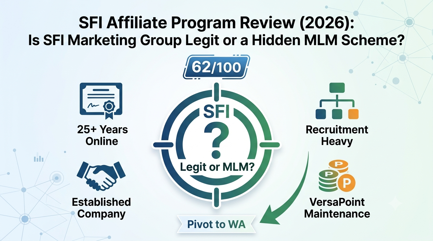 SFI Affiliate Program Review (2026): Is SFI Marketing Group Legit or a Hidden MLM Scheme?