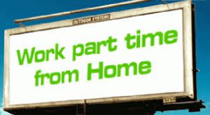 Work part time from home
