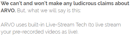 Pre-Recorded Videos As Live?