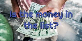 Is The Money Is In The List?