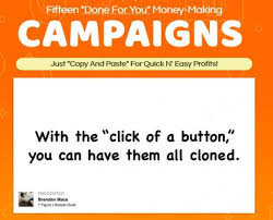 With the "click of a button" you can have them all cloned.