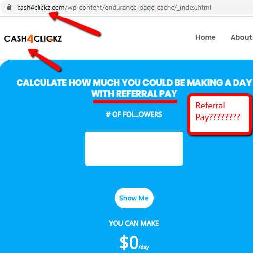Is Cash4Clickz A Scam? - Referral Pay Or Cash4Clickz? 