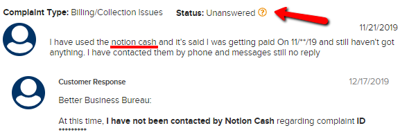 Is Notion Cash A Scam? - Too Many Complaints
