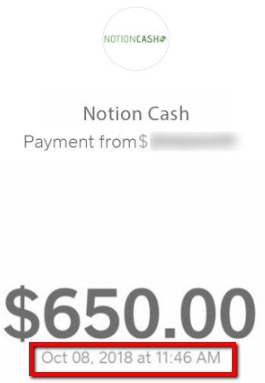 Is Notion Cash A Scam? - Fake Income Proof