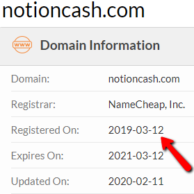 Is Notion Cash A Scam? - Original Launch Date