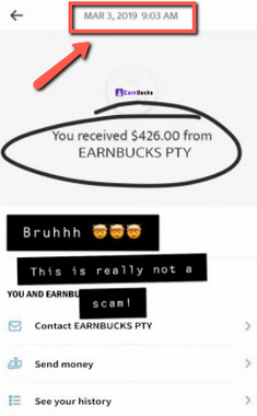 Earnbucks.co Review - Fake Payment Proof