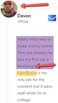 What Is Use2Earn? -Same Fake Testimony On EarnBucks Site