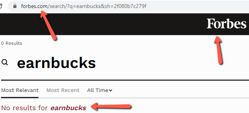 Earnbucks.co Review - Not Found On Forbes