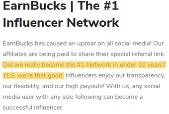 Earnbucks.co Review - #1 Influencer Network?