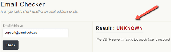 Earnbucks.co Review - Unknown Email