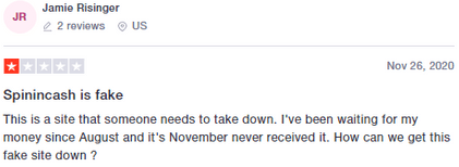 Is SpininCash A Scam? - Complaint