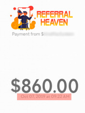 What Is Referral Heaven? - Another Fake Income Proof