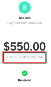 Blucash.co Review - Fake Payment Proof