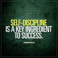 You Have Self-Discipline